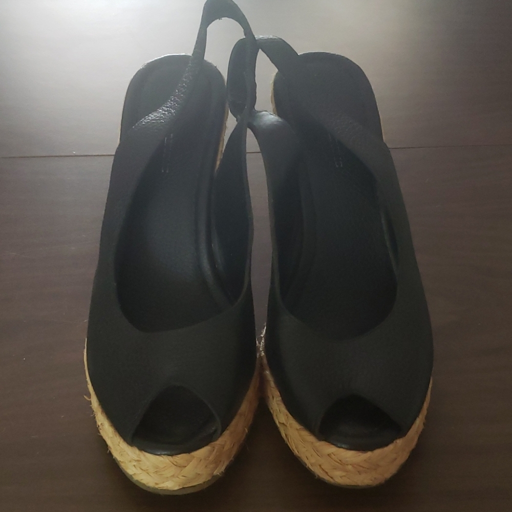 Banana Republic Peep Toe Wedges